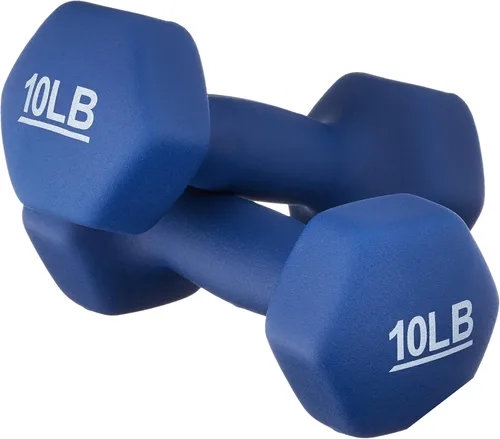 Vista 10 de Yaxa Basics - Mancuerna de entrenamiento de fácil agarre, con revestimiento de neopreno, disponibles en varios juegos y pesos