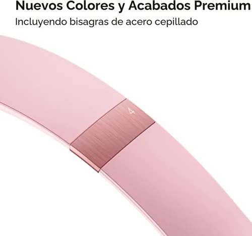 Vista 8 de Auriculares inalámbricos Beats Solo 4 con adaptador de corriente de 20W - Rosa metálico Rosado Metallic