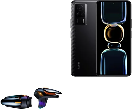 BoxWave Equipo para juegos compatible con Xiaomi Redmi K60 - Pantalla táctil QuickTrigger Auto, botones de disparo Autofire Gaming Mobile FPS -