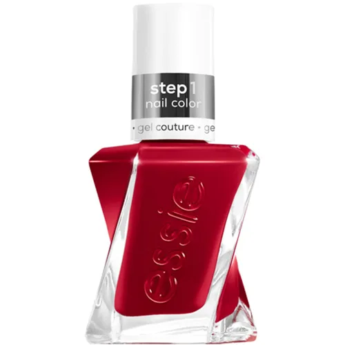 Vista 6 de essie Gel Couture - Esmalte de uñas de larga duración, color rojo escarlata, vegano, Rock The Runway, 0.46 onzas líquidas