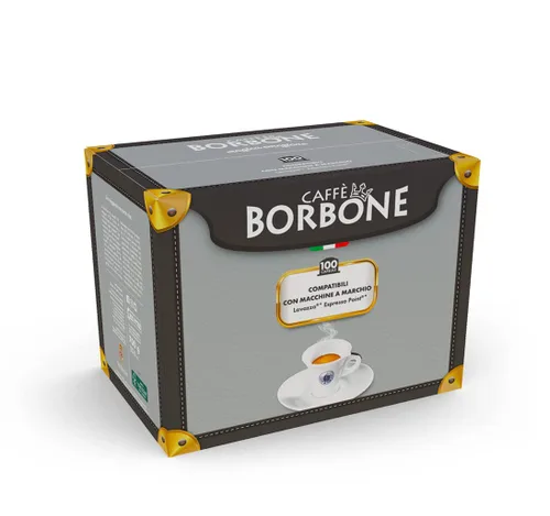 Vista 4 de Caffe Borbone Compatible Lavazza Espresso Point 100 cápsulas de café, mezcla azul con sabor refinado, carácter potente y aroma intenso, tostado