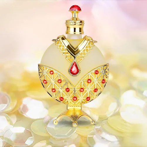 Aceite de perfume concentrado Huibao Gold árabe, perfumes árabes para mujer, aceite de perfumes árabes - Aceite de perfume de larga duración (12ml)