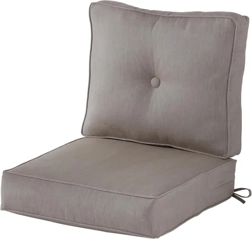 Vista 9 de Greendale Home Fashions Sunbrella Premium - Juego de cojines profundos para exteriores, 2 piezas, lona Aruba