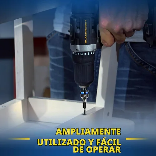 Vista 7 de BLACKROBOT 2 PCS Portabrocas de Impacto Adaptador de Transmisión Cuadrada de 1/2 Pulgada a Casquillo Hexagonal de 1/4 Pulgada para Llave de Impacto