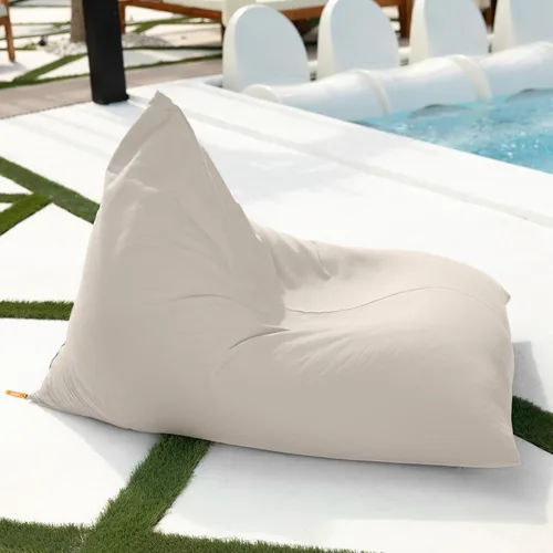 Vista 7 de Jaxx Twist - Puf para exteriores, diseño de rayas negras y blancas rayas blancas y negras