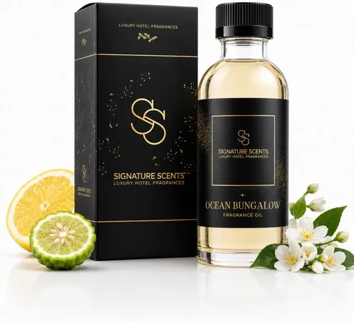 Signature Scents - Fragancias de Lujo de Hotel - Aceite de Fragancia de Hotel - Mezclas de Aceite para Difusor de Aromaterapia (Bungalow del Océano)