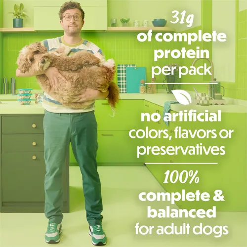 Vista 4 de Purina Beneful Trozos combinados, alimento húmedo para perro, 10 onzas. en tubo, paquete de 8