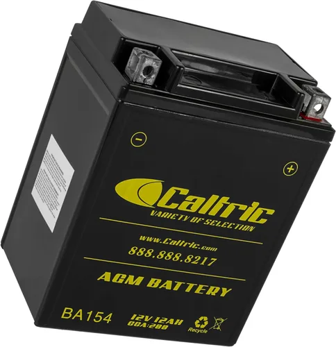 Vista 5 de Caltric Agm - Batería compatible con Honda Cb1000C Cb-1000C 1983 / Cb1100F 1983