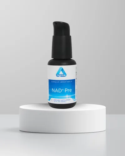 Vista 4 de Suplemento dietético pre liposomal NAD+ con NMN y TMG, 1.6 onzas líquidas, fórmula de apoyo celular