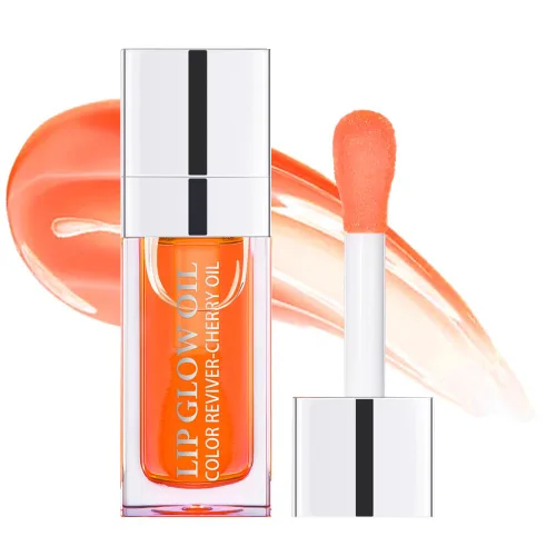 Vista 11 de Aceite hidratante de brillo de labios, aceite hidratante para brillo labial, brillo labial voluminoso, brillo labial transparente, aceite de labios