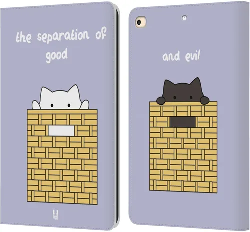 Vista 14 de Head Case Designs Ceiling Cat Saves Vanilla Ceiling Cat Vs Basement Cat Leather Wallet Case Compatible with Apple iPad Air 2 (2014)