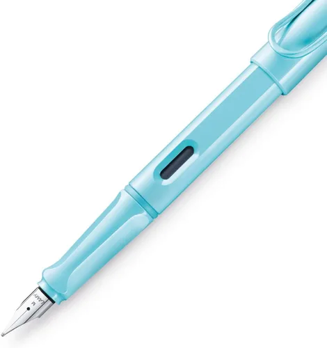 Vista 3 de LAMY LD1AS-M Safari - Pluma estilográfica, M, punta media, uso dual Aqua Sky, edición limitada