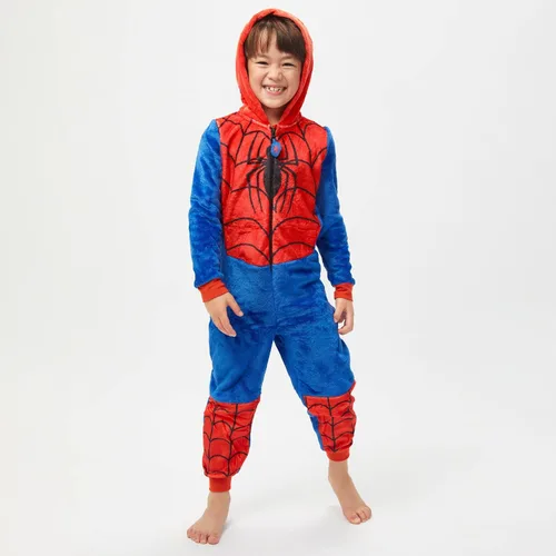 Vista 3 de Marvel Body Spiderman para niño, talla 4, azul