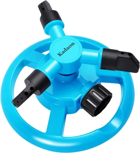 Vista 2 de Kadaon - Aspersor de césped, aspersores de agua automáticos para jardín, sistema de riego de césped, cobertura de área grande, rotación de 360 grados