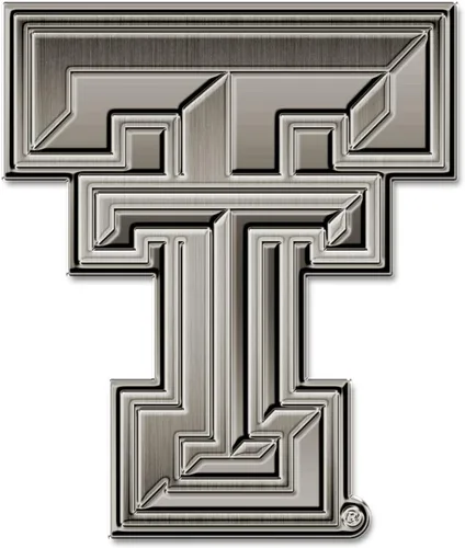 Vista 39 de Rico Industries Emblema de automóvil de níquel antiguo estándar de la NCAA para coche/camión/SUV