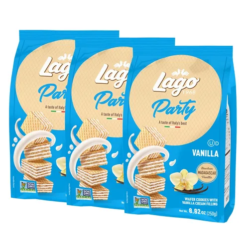 Vista 20 de Gastone Lago Party Wafers Dulce De Leche - Relleno de crema, 8.82 onzas, 8.82 oz (paquete de 3) (Dulce De Leche, 3 unidades)
