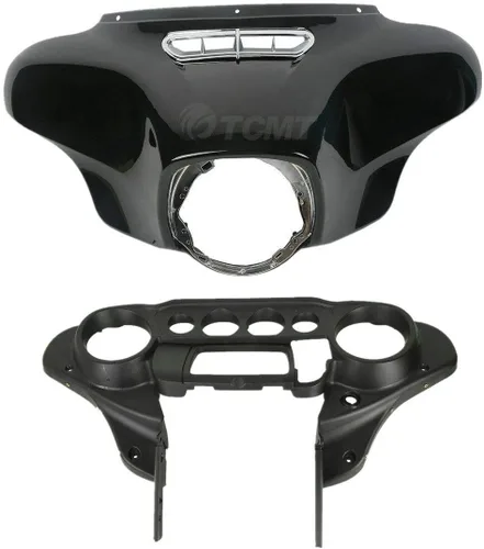Vista 14 de TCMT Cubierta de altavoces de carenado interior y exterior Batwing ABS compatible con Harley Touring 2014-2025 Electra Glide Street Glide Special