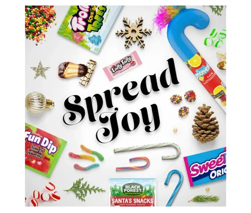 Vista 5 de CandyRific (PURE PEPPERMINT) Bastones de caramelo de menta Spangler 48 bastones de caramelo envueltos individualmente SameDay Shippers