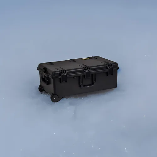 Vista 7 de MEIJIA Funda portátil impermeable para todo tipo de clima, espuma de ajuste personalizable con ruedas giratorias y mango retráctil, 31.3 x 20.3 x