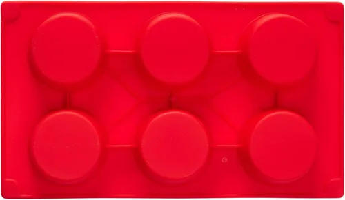 Vista 4 de Lekue Molde para muffins de 6 cavidades rojo