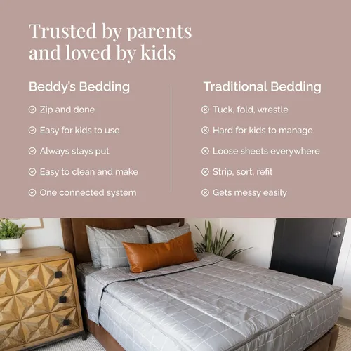 Vista 7 de Zipper Bedding with Twinkle Toes