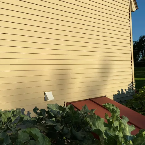 Vista 5 de Vent Works - Tapa de ventilación de pared de 4 pulgadas, acero galvanizado, solo pantalla, tapas de metal con capucha resistentes, ventilación