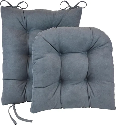 Vista 27 de Klear Vu Omega - Juego de cojines para silla mecedora antideslizante, ensamblado en EE. UU., acolchado grueso y diseño capitoné, incluye cojín