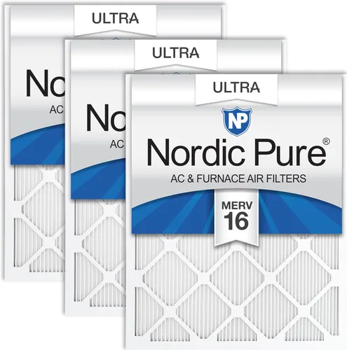 Vista 60 de Filtro de horno de aire acondicionado, caja de 6, de Nordic Pure Merv 12., 18x30x1M12-6