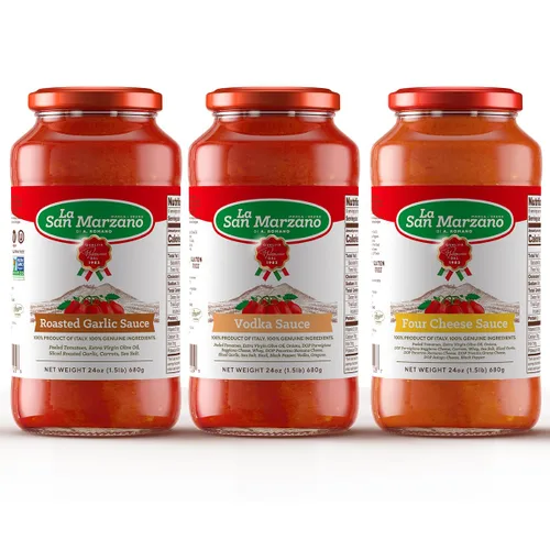 Vista 27 de La San Marzano Salsa Arrabiata, 13 oz, Salsa para Pasta Hecha en Italia, Tomate Multiusos de Primera Calidad, Todo Natural, Dieta Mediterránea, Sin