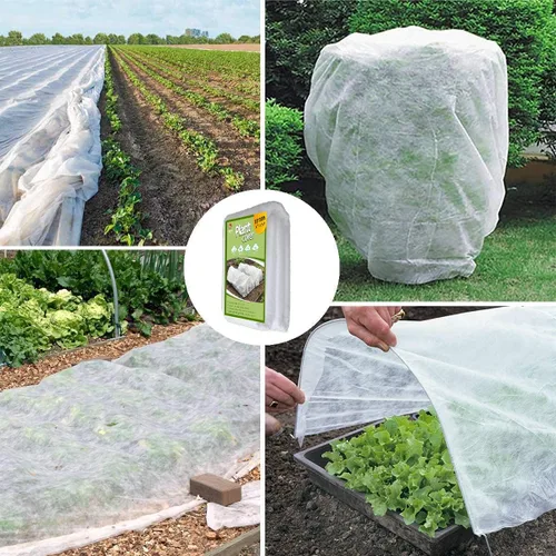 Vista 5 de SUNPRO Cubiertas para plantas, protección contra congelación, 10 pies x 30 pies, 1.0 oz/yd², cubierta flotante reutilizable para filas, mantas