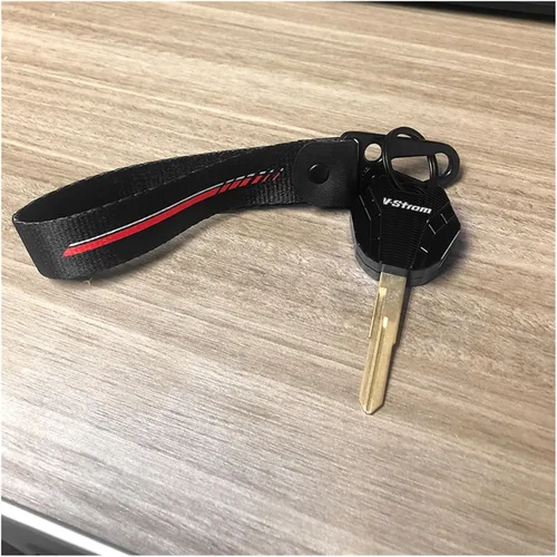 Vista 3 de EQUSS For Suzuki Vstrom V-Strom 650 1000 1050 1050XT DL650 DL1000 Keys Case Shell Motorcycle Keychain Key Ring Chain Keyring