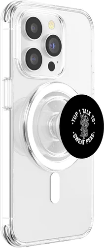 Vista 3 de Sweet Peas Plant Accessories Soil Terrarium Sweet Peas PopSockets MagSafe PopGrip for iPhone