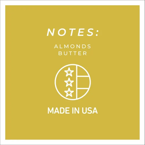 Vista 6 de A Cheerful Giver - Vela en tarro de vidrio perfumada con sabor a pastel de mantequilla de almendra (16 onzas) con tapa y fragancia fiel a la vida