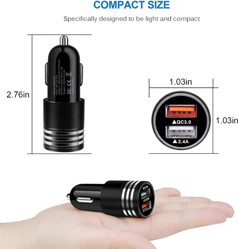 Vista 6 de Cargador rápido USB C para Samsung Galaxy S26 S25 S24 S23 S22 Z Flip 7/Z Fold 7 6 A57 A37 A17 A56 A36 A26 A16 A25 A35 A15 A54 A14 A53, carga rápida