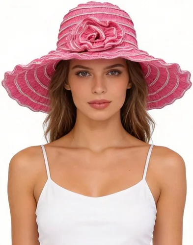 Vista 12 de FORBUSITE Sombreros de sol plegables vintage para mujer, para playa, jardín, viajes, protección UV Gs013-beige