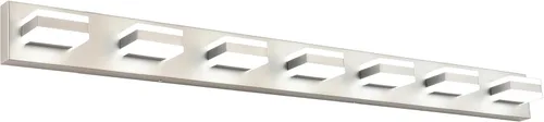 Vista 30 de SOLFART Luces de tocador de baño negras regulables LED modernas sobre el espejo, iluminación de baño negra para la pared del baño S8568 (5 luces)
