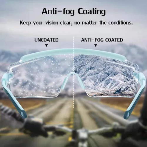 Vista 3 de UKNOW Anteojos de seguridad sobre lentes, gafas de seguridad antivaho protección ocular envolvente, gafas protectoras ANSI Z87.1