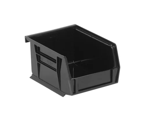 QUANTUM STORAGE SYSTEMS K-QUS210BK-8 - Paquete de 8 contenedores ultraapilables y colgantes, 5-3/8 x 4-1/8 x 3 pulgadas, color negro