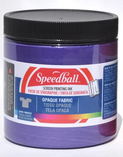 Vista 2 de Speedball, 4806, Tinta de serigrafía de tela opaca, 8 onzas líquidas, amatista