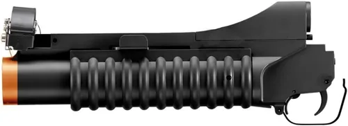 Goldenball Lanzador de gas Double Bell M203 Short Airsoft (Color: Negro)