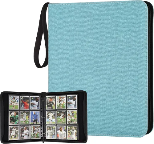 Vista 21 de GERMUN Carpeta Mini de Tarjetas de 1 Bolsillo, Carpeta de Tarjetas Coleccionables de 80 Bolsillos, Álbum Pequeño Premium de Colección de Tarjetas