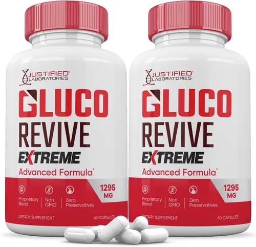 Vista 11 de Gluco Revive Extreme 1295MG Píldoras Glyco Support Fórmula avanzada Gluorevive Soporte de glucógeno formulado con cúrcuma berberina resveratrol ajo