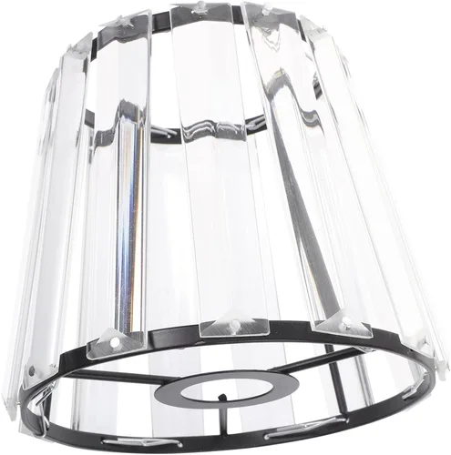 DOITOOL Pantalla de cristal transparente para lámpara de pared, lámparas de techo, lámparas de tambor, pantallas, pantallas transparentes para