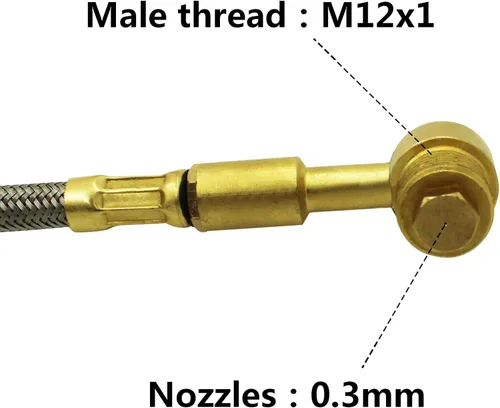 Vista 5 de MCAMPAS Adaptador de válvula reguladora ajustable para parrilla de propano pequeña, compatible con gas de combustible propano/recipiente de gas