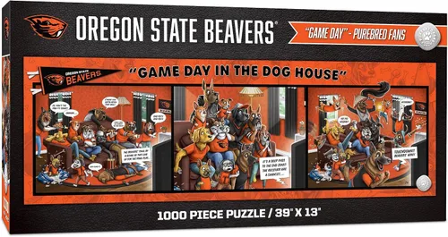 Vista 16 de YouTheFan NCAA Game Day in The Dog House - Rompecabezas de 1000 piezas