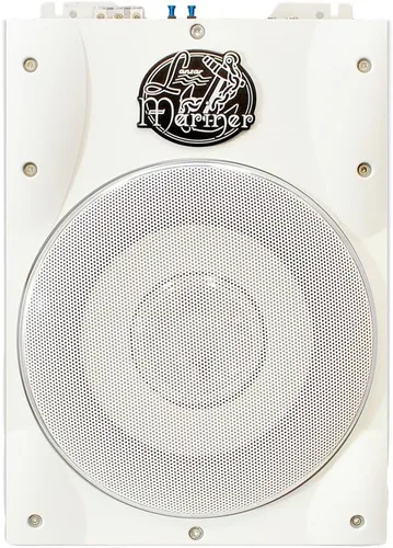 Vista 4 de Sistema de subwoofer marino de perfil bajo - Altavoz de graves amplificado impermeable y activo de 1000 vatios y 8 pulgadas, caja amplificadora