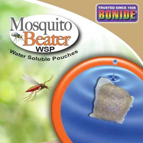 Vista 4 de Bonide Paquete de 24 bolsas solubles en agua para batidor de mosquitos, control de larvas de mosquitos en agua estancada, no dañan a los peces