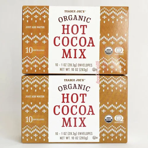 Trader Joe's Organic Hot Cocoa Mix 10 oz (paquete de 1)