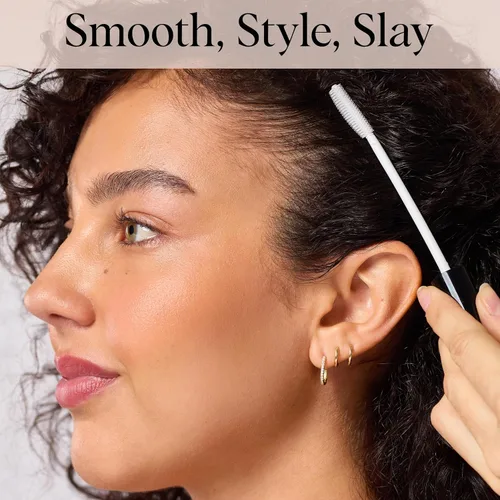 Vista 11 de Kitsch Cepillo para cabello con frizz - Varita domadora con biotina, aloe y vitamina E - Gel en aerosol de tipo suero transparente para cabello