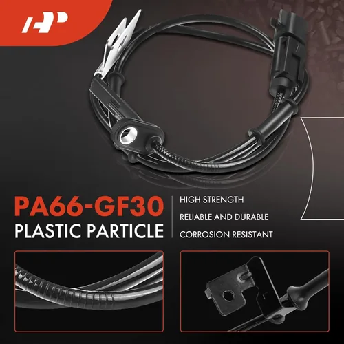 Vista 4 de A-Premium Sensor de velocidad de rueda ABS compatible con modelos Kia – Forte 2014-2015/2017-2018 Sedán, Forte Koup 2014-2016 Coupé – Lado trasero